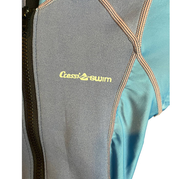 Cressi One Piece Short Sleeve Swimsuit For Kids / X-LARGE - Picture 7 of 8